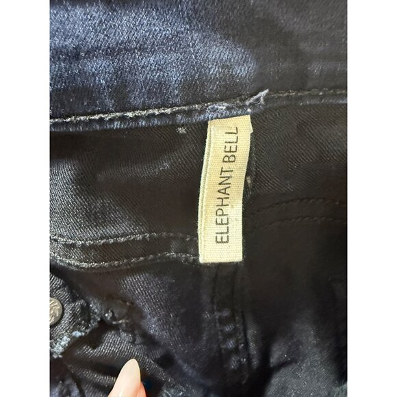 Rag & Bone Womens Elephant Bell Jeans Size 27 Dark Wash Denim Mid-Rise - Picture 13 of 14